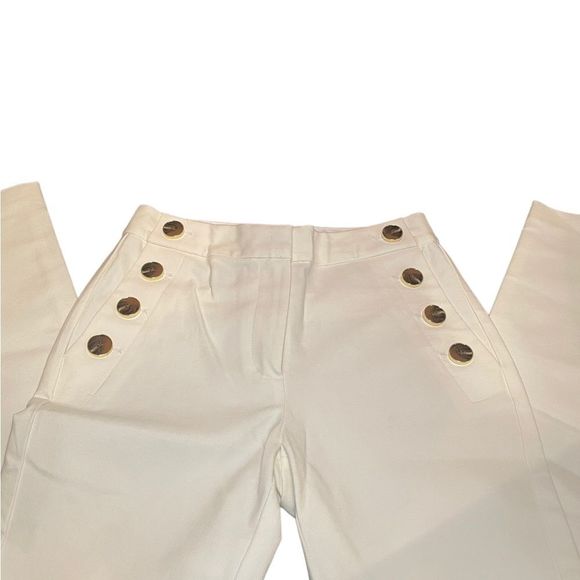 Derek Lam 10 Crosby Kelis Straight Leg Sailor Pant Soft White - Picture 4 of 11